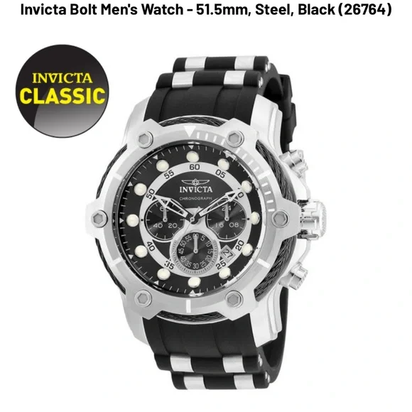 Invicta Bolt, Reserve Ocean Hawk, and Reserve Venom Men's Watches - Picture 2 of 7